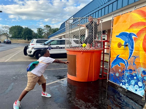 TPD Dunking Booth at NNO